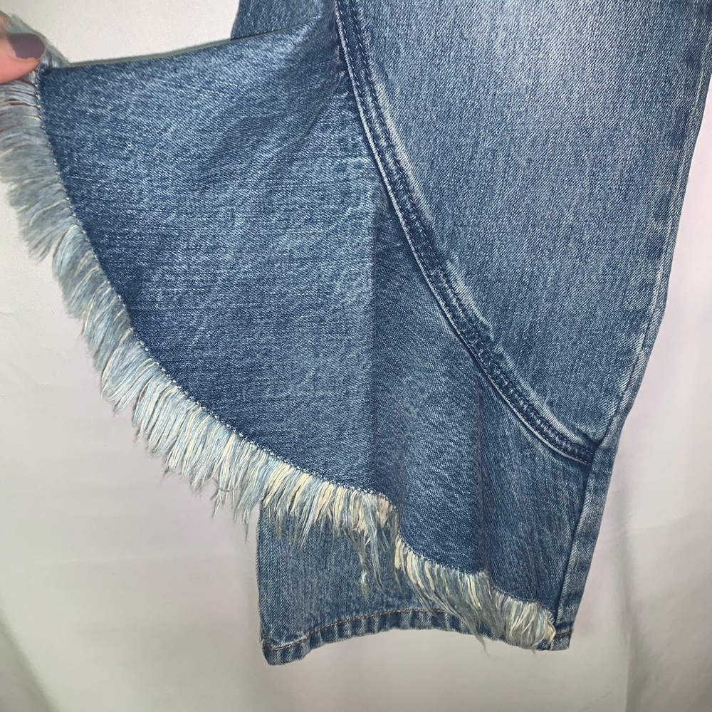 Chelsea & Violet Jeans Side Ruffle High Rise - Picture 3 of 6